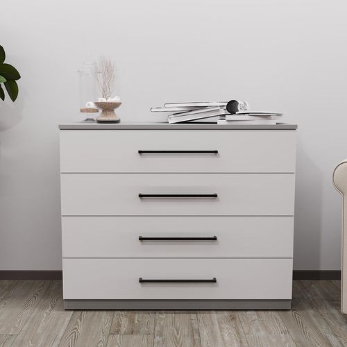 cumpără Comodă Bayro Serenity 1000x810x450 серый асфальт фасад серый în Chișinău 