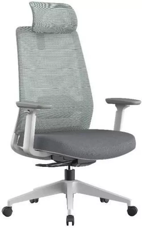 купить Офисное кресло Deli CDBD04, сетка и обивка, серое в Кишинёве 