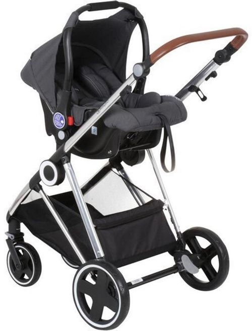 купить Детская коляска BabyGo BGO-74112 3 in 1 Halime Gri, cadru Silver в Кишинёве 