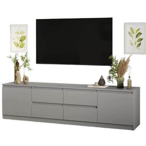 купить Тумба напольная для TV MebelStar NEO 4S2D 200x43x53 Grey (MBS-1266) в Кишинёве 