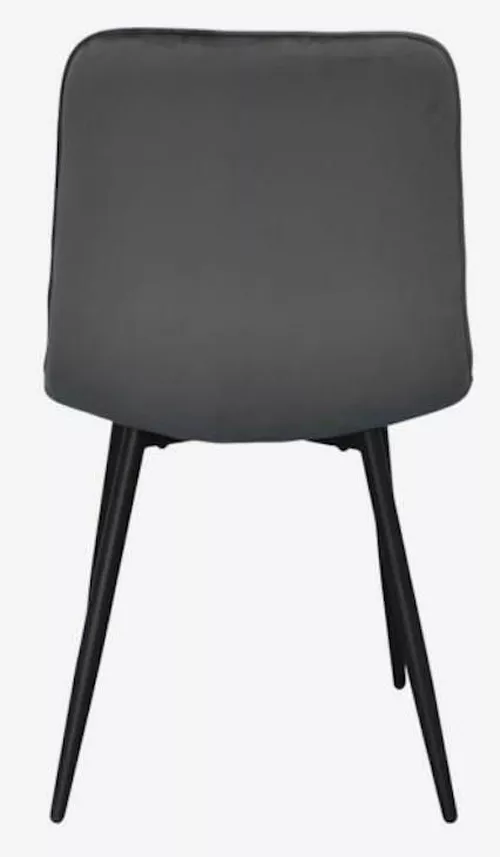 купить Комплект стол и стулья Evelin di Costacurta cтол DT-404-6B + 3 стула YTC-080B Bluvel-14 (Dark grey) в Кишинёве 