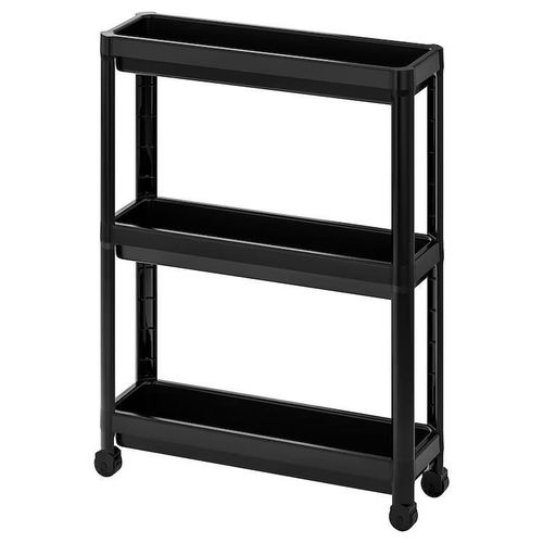 купить Этажерка Ikea Vesken 54x18x71 Black в Кишинёве 