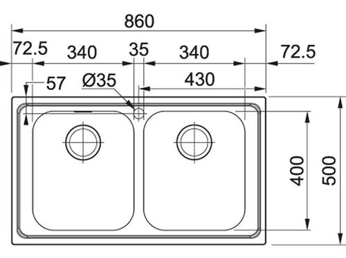 cumpără Chiuvetă bucătărie Franke 101.0356.664 SRX 620 în Chișinău 