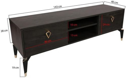 купить Тумба напольная для TV Trendy Posh Maro închis, 143x47x40cm (GTR000227) в Кишинёве 