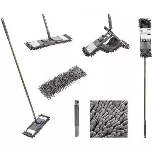 cumpără Mop și perie 5five 50298 МОП плоский 134cm PP/нерж сер în Chișinău 