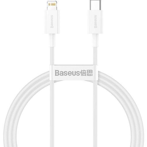 купить Кабель для моб. устройства Baseus CATLYS-A02, Superior Series Fast Charging Data Cable Type-C to iP PD 20W 1m White в Кишинёве 