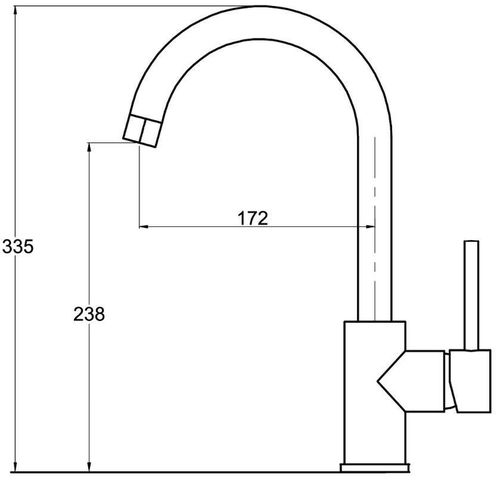 купить Смеситель кухонный Helika-AquaSanita 5523-T SABIA Graphite в Кишинёве 