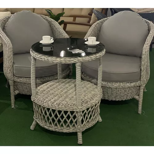 cumpără Mobilier pentru grădină SunYard Set Giza coffe 425 alb-albastriu (perne sure) în Chișinău 