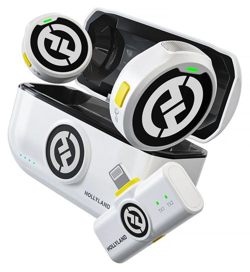 купить Микрофон Hollyland LARK M2 with Lightning Plug (Duo,Ivory, White) в Кишинёве 