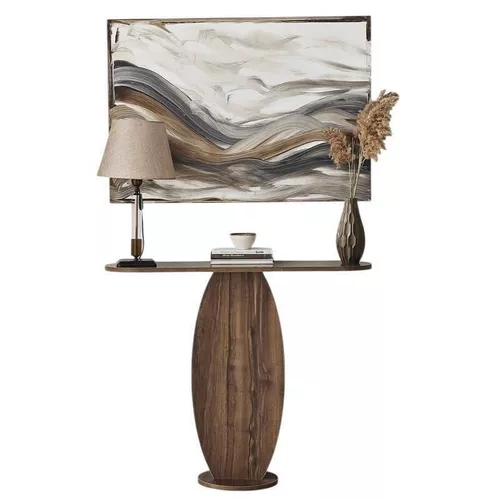 купить Стол Trendy Эллитика, Орех, 100x81x30 см (GTR005835) в Кишинёве 