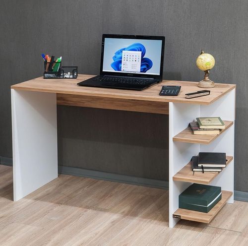 купить Офисный стол Remaks Ram White/Oak в Кишинёве 