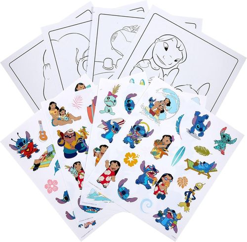 купить Набор для творчества Crayola 04-0900G Color&Sticker Book Lilo&Stitch в Кишинёве 