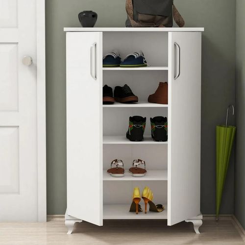 cumpără Raft pentru încălțăminte Trendy Asta, Alb 120x72x32cm în Chișinău 