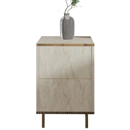 купить Тумбочка Trendy Imaj, TravertinAur, 40x60x35cm в Кишинёве 