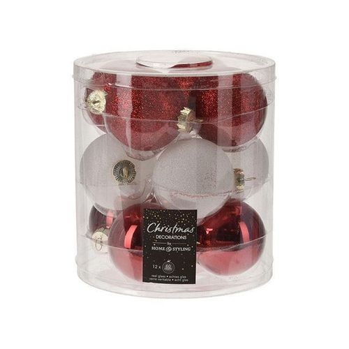 купить Новогодний декор Promstore 27352 Набор шаров стеклянных 12x60mm Carol, в цилиндре в Кишинёве 