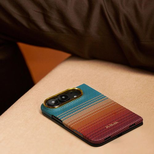 cumpără Husă pentru smartphone Pitaka Edge iPhone 18 Fold (Protectie spate) (California Dream), KI1802F în Chișinău 