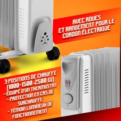 cumpără Calorifer pe ulei Warm Tech WTRBH2511 în Chișinău 