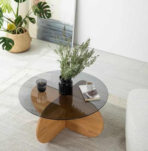 купить Журнальный столик Trendy Bubble 2, Дуб в Кишинёве 