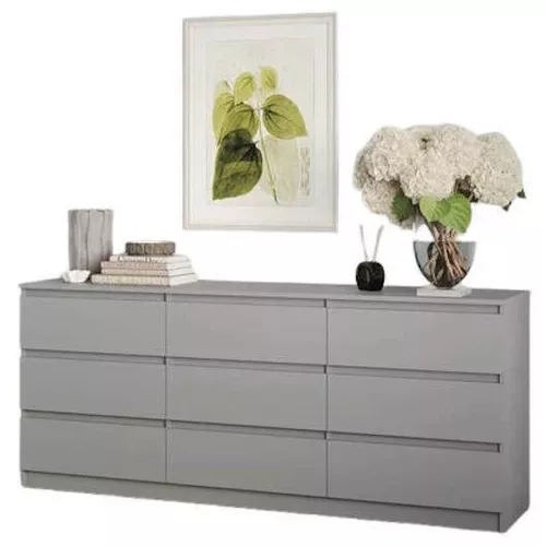 купить Комод MebelStar NEO 9S 180x43x75.5 Grey (MBS-1327) в Кишинёве 