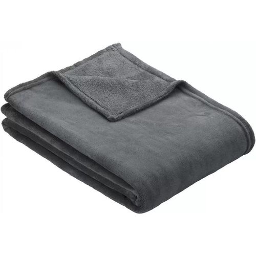 cumpără Cuvertură Ibena 3640/330 Plain Fleecedecke Olbia 150x200 Dark brown în Chișinău 