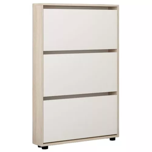купить Полка для обуви Mobildor-Lux Leo Slim 70x16x125H cm Sonoma/White в Кишинёве 