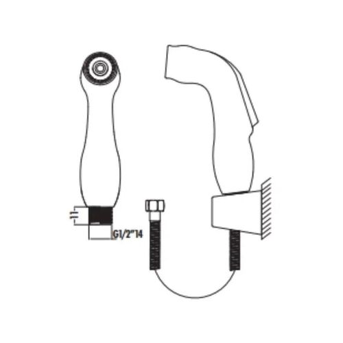 cumpără Baterie pentru bideu Creavit SF.H300 set dus igienic în Chișinău 