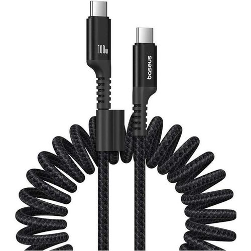 купить Кабель для моб. устройства Baseus P10385200111-00 Type-C to Type-C 100W 1m, Dynamic 4 Pro Series, Cluster Black в Кишинёве 