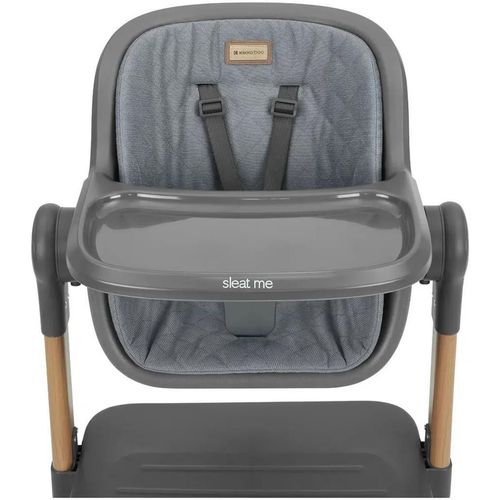 cumpără Leagăn Kikka Boo 31003020109 Patut si scaun de masa 2in1 Sleat Me Grey în Chișinău 