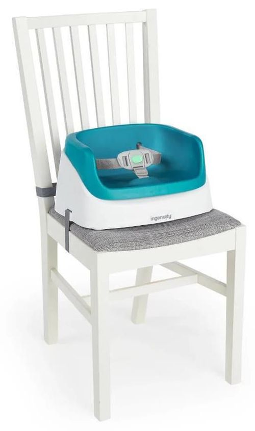 cumpără Scaun de masă Bright Starts 11786 Booster Ingenuity Toddler SmartClean Peacock Blue în Chișinău 