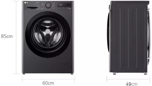 купить Стиральная машина с фронтальной загрузкой LG F82AV35MBS в Кишинёве 