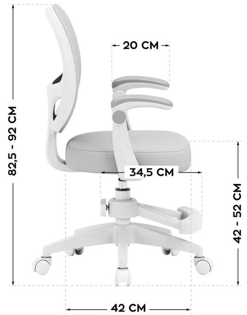 cumpără Fotoliu de birou Mark Adler Junior 3.1 Grey în Chișinău 
