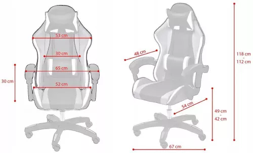 cumpără Fotoliu de birou Jumi ARAGON (gri/negru/alb) în Chișinău 