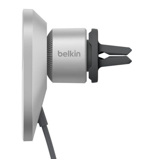 cumpără Încărcător pentru automobil Belkin WIC008BTGR Qi2 15W Car Vent Mount CLA în Chișinău 