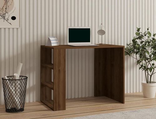 cumpără Masă de birou Trendy Cool, Nuc, 90x70x50cm în Chișinău 