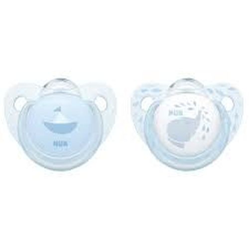 Пустышка силиконовая NUK Baby Blue (0-6 мес) 