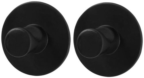 купить Вешалка для ванной Bisk 08583 Set cuere (2buc.) STYLE, negru mat в Кишинёве 