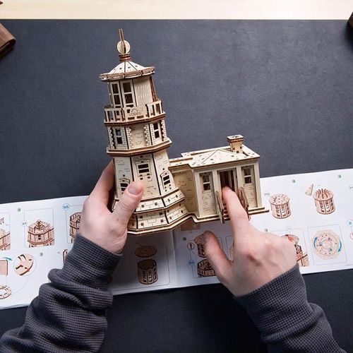 cumpără Puzzle Ugears UG Modelul farului Split Rock, cod 1390D în Chișinău 