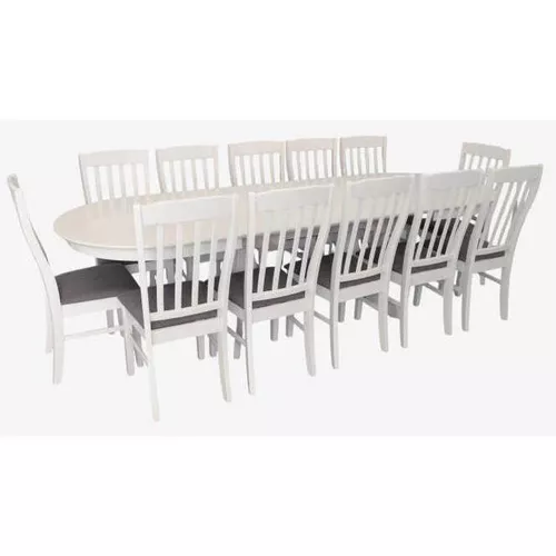 cumpără Set masă și scaune Evelin di Costacurta стол HV-33V White + 12 стульев Wenyi White/NV-10WP Grey în Chișinău 
