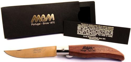 cumpără Cuțit MAM 2017 Iberica’s Pocket Knife With Bronze Titanium, Bubinga Wood Handle în Chișinău 