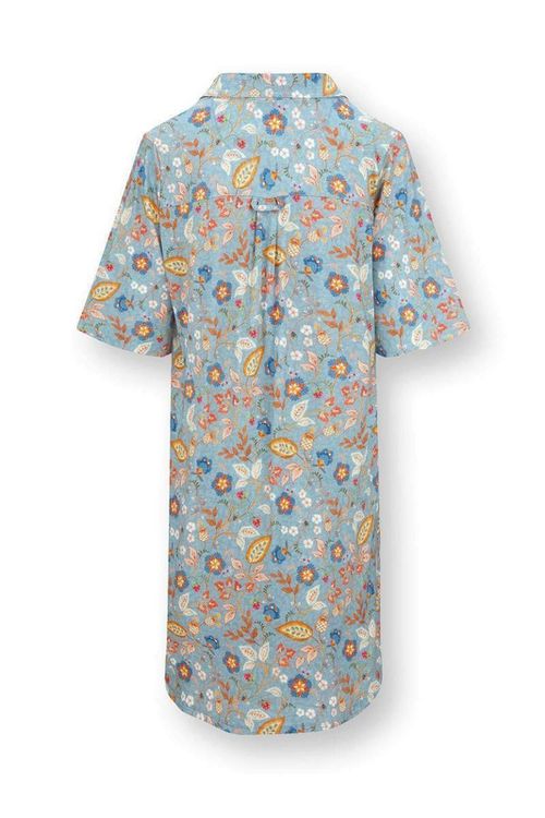 купить Домашний текстиль Pip Studio 51.504.602 Dewi Short Sleeve Nightdress Jameela Blue XXL Blue в Кишинёве 