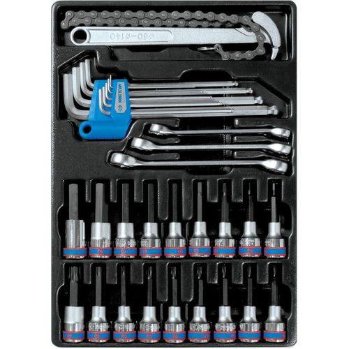 купить Набор ручных инструментов King Tony 9-90131MR набор L-обр.ключей HEX, насадок бит, ключей разрезных 31 пр. в Кишинёве 