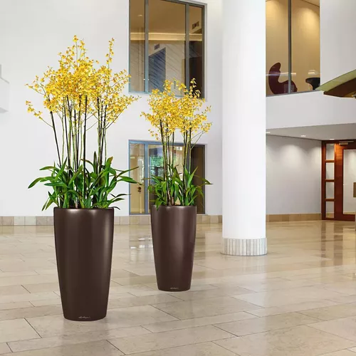 купить Цветочный горшок Lechuza Rondo Premium 40, Charcoal в Кишинёве 