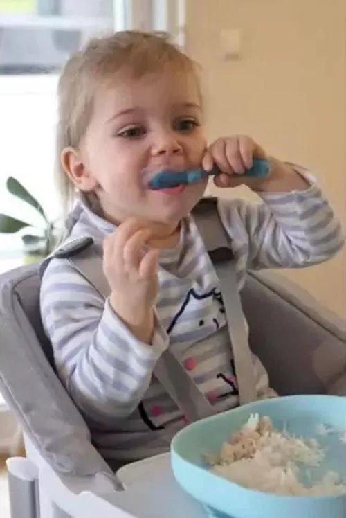 купить Посуда для кормления Beaba B913426 Lingurita Silicon +8 luni в Кишинёве 