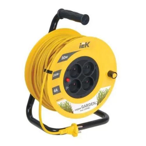 купить Удлинитель электрический IEK УК30 4 locuri 2P/30M 2x0.75 MM2 Garden в Кишинёве 
