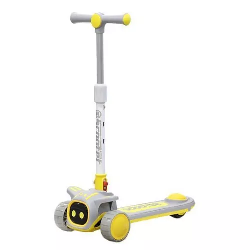 cumpără Trotinetă New World 2611 Cosmonaut cu 3 roti, galben, 61530 în Chișinău 