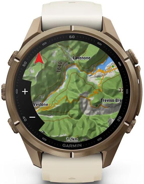 cumpără Ceas inteligent Garmin Fenix 9 Pro 43mm, GoldTi w/Crm/FrGry band (010-04335-26) în Chișinău 