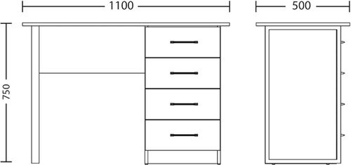 cumpără Masă de birou Nowystyl Twinks în Chișinău 