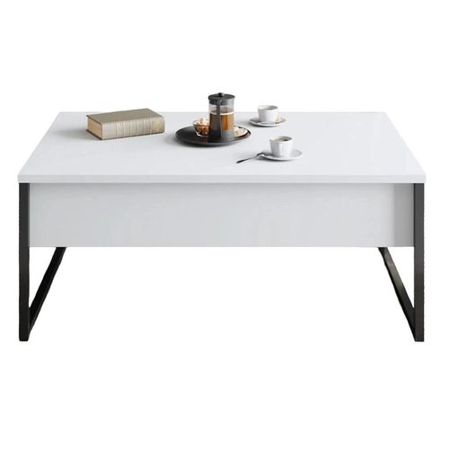 cumpără Măsuţă cafea Trendy Luxe, Masuta de cafea, AlbNegru, 90x40x60cm în Chișinău 