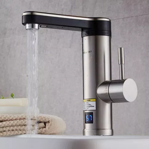 купить Водонагреватель проточный Mat|eco Rovus Zenta 3.3кВт черный-хром для умывальника в Кишинёве 