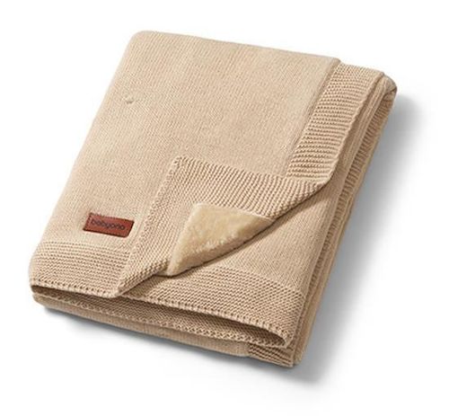 cumpără Lenjerie de pat pentru copii BabyOno 1671/02 Patura de bumbac cu captuseala de flanel (bej) în Chișinău 